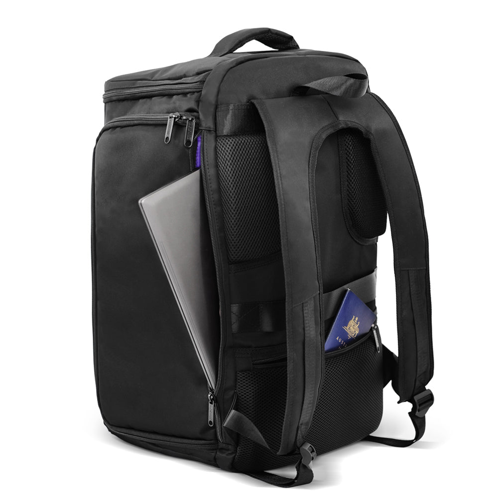 Sneaker Backpack (Black/Purple)