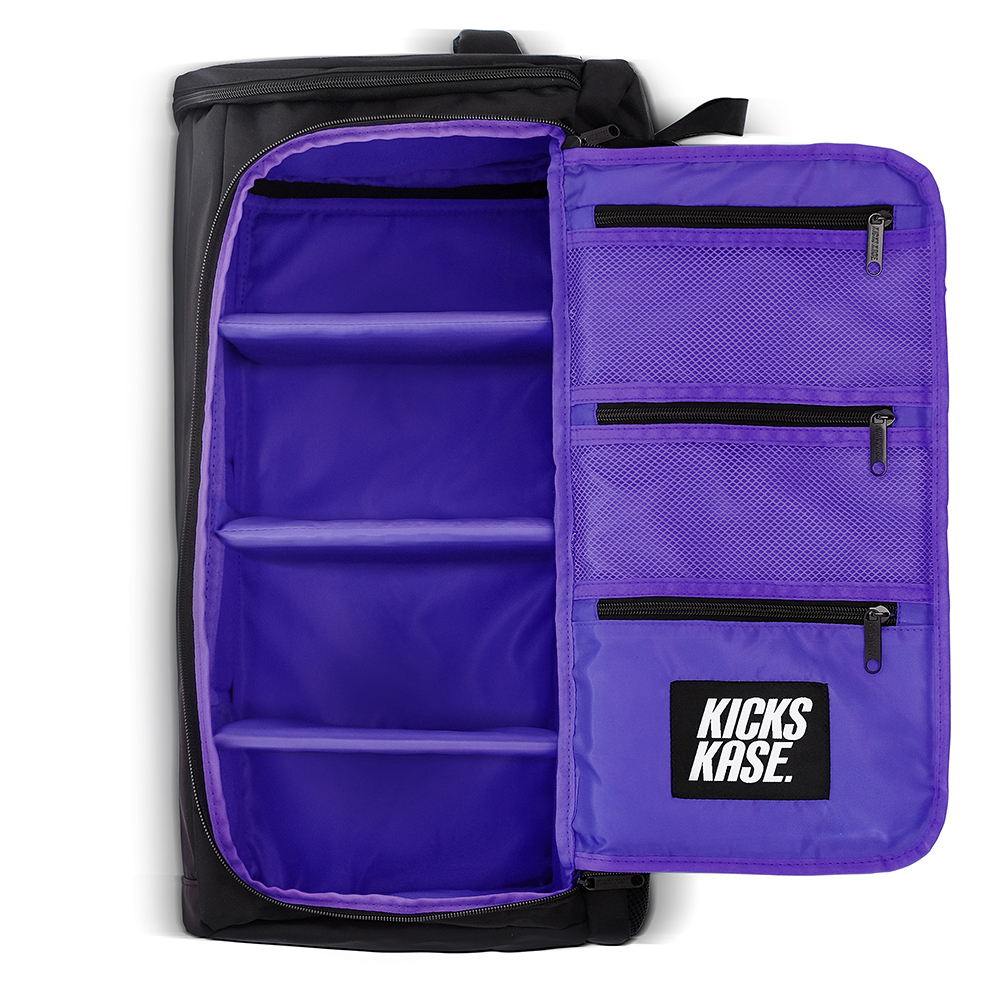 Sneaker Backpack (Black/Purple)