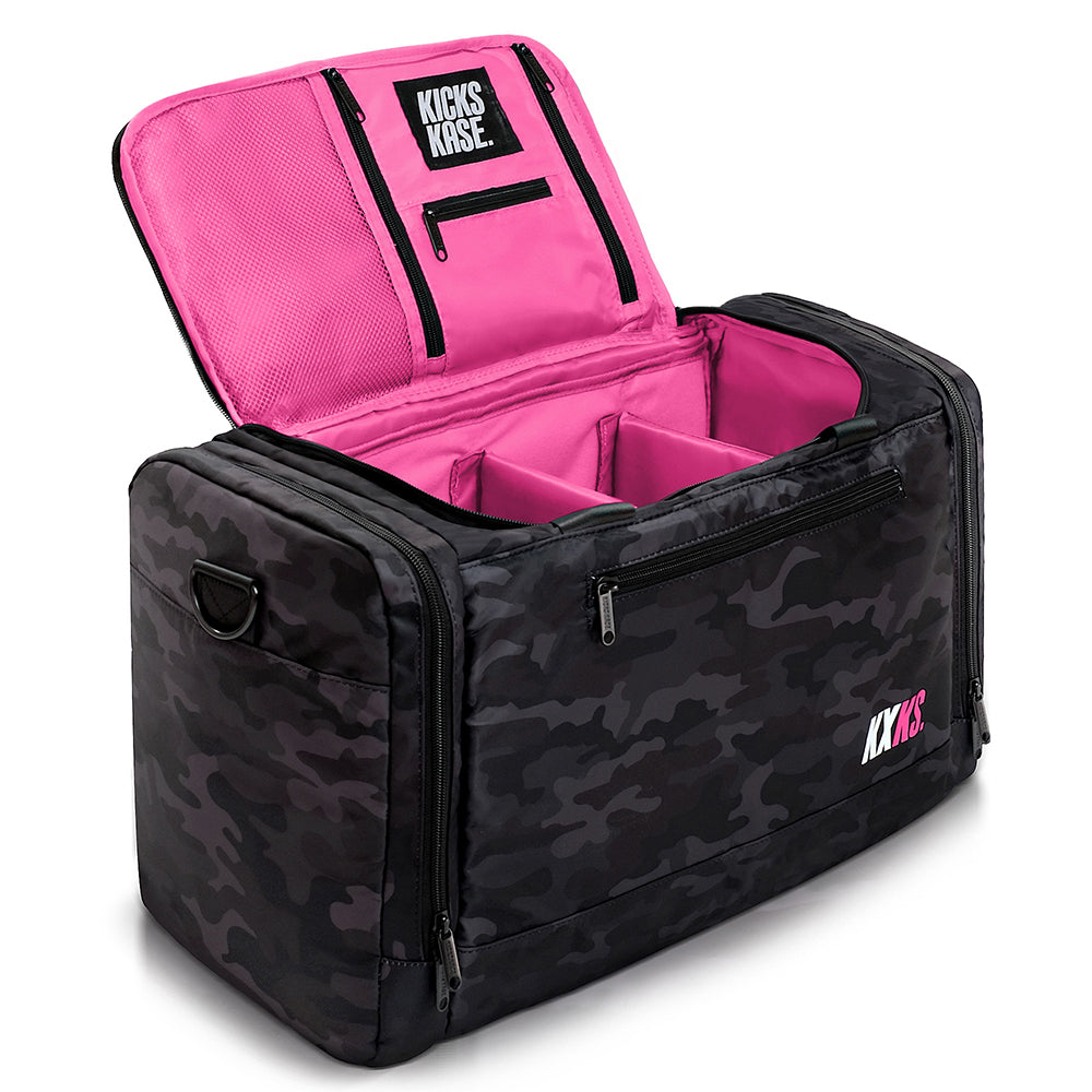 Camo Duffle (Black/Pink)